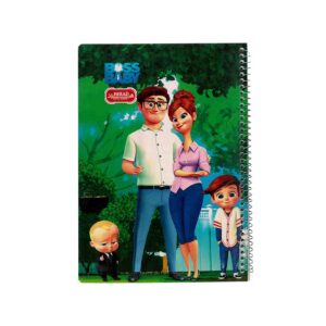 دفتر مشق هیراد 50 برگ مدل سیمی طرح بچه رئیس Hirad workbook 50 pages model wired design BOSS BABY | لایف رایان