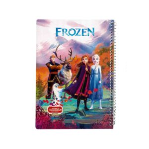 دفتر مشق هیراد 50 برگ مدل سیمی طرح یخ زده Hirad workbook 50 pages model wired design FROZEN | لایف رایان