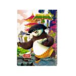 دفتر مشق هیراد 50 برگ مدل سیمی طرح پاندای کونگ فو کار Hirad workbook 50 pages model wired design KONGFU PANDA | لایف رایان