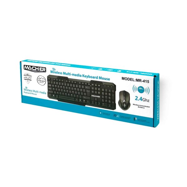 لایف رایان Life Rayan | کیبورد و موس بیسیم مچر Wireless Multi-media Keyboard Mouse