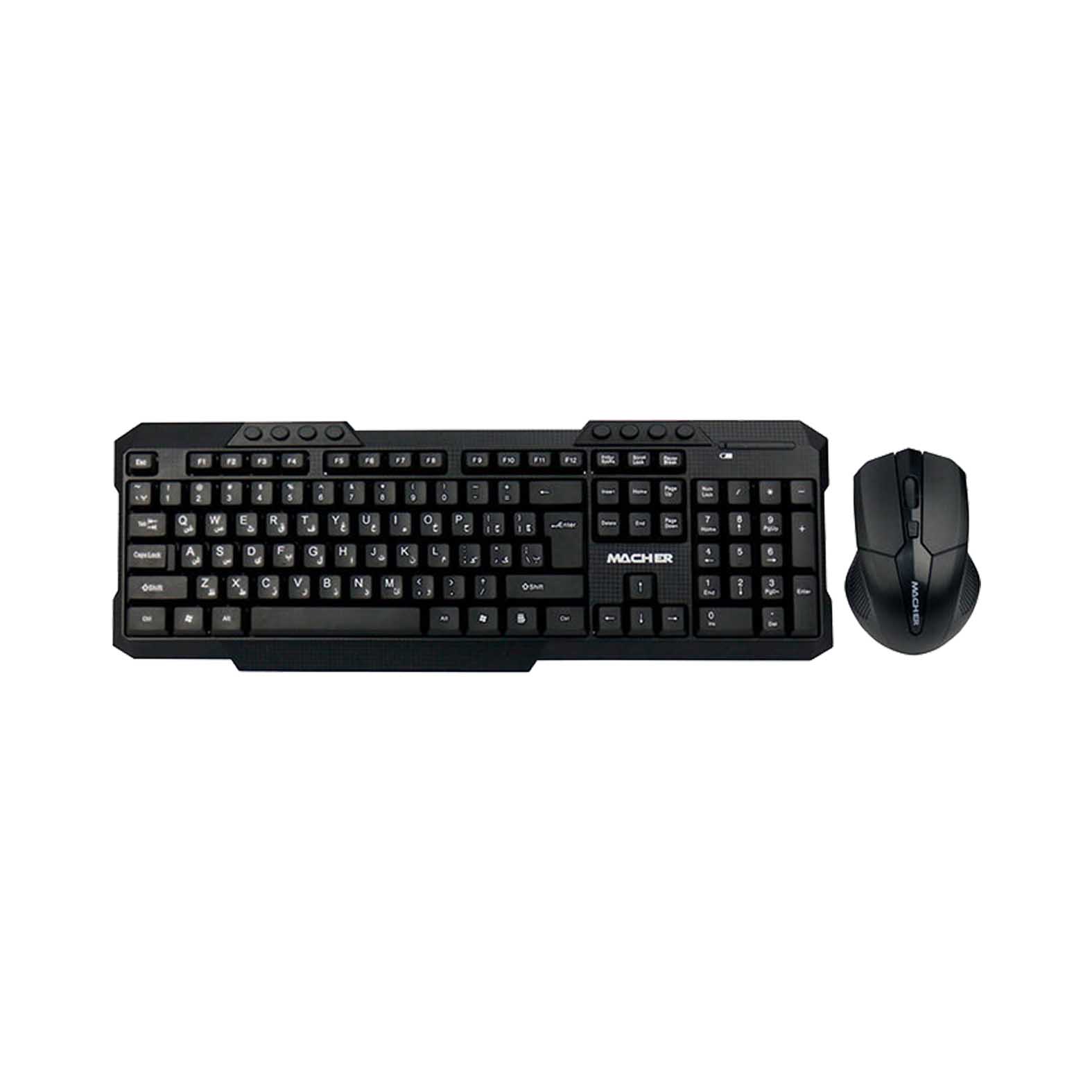 لایف رایان Life Rayan | کیبورد و موس بیسیم مچر Wireless Multi-media Keyboard Mouse