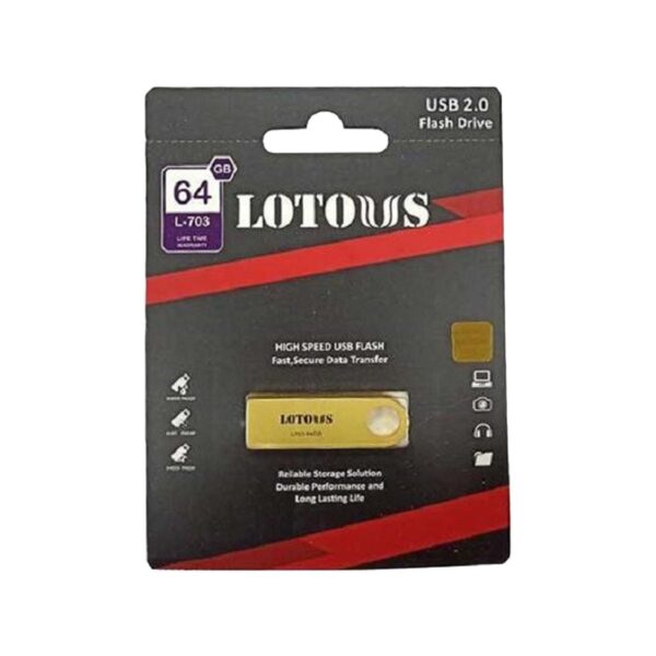 خرید آنلاین فلش مموری لوتوس lotous L-703 ظرفیت 64gb از فروشگاه اینترنتی لایف رایان زنجان