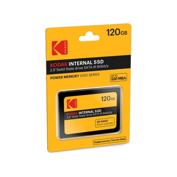 حافظه SSD اینترنال کداک مدل X150s ظرفیت 120GB