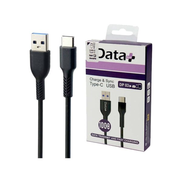 کابل شارژر type-c دیتا پلاس data+ DP03 لایف رایان زنجان