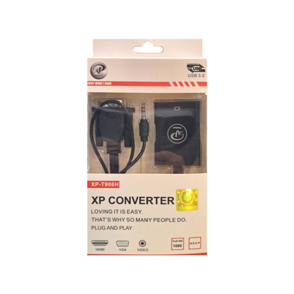 کابل تبدیل vga به hdmi ایکس پی xp t906h لایف رایان زنجان