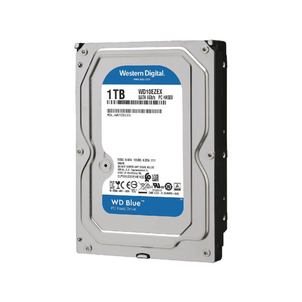 هارد دیسک اینترنال وسترن دیجیتال با ظرفیت 1 ترابایت western digital blue 1tb لایف رایان زنجان