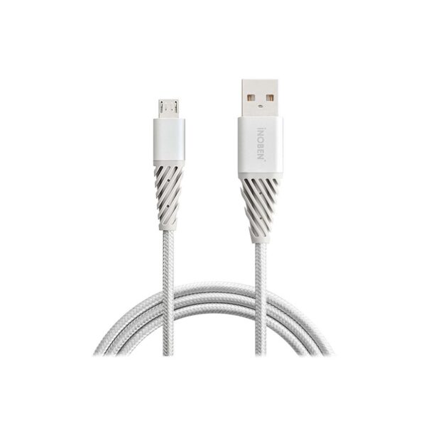 cable-inoben-micro-USB-BRAIDED-1.2M فروشگاه اینترنتی لایف رایان